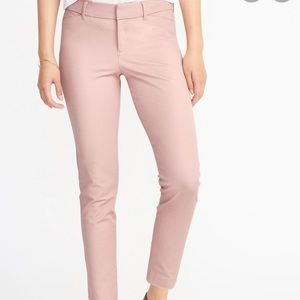 Old Navy Light Pink Mid-Rose Pixie Ankle Pants
